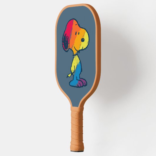 Rainbow Snoopy Pickleball Schläger (Links)