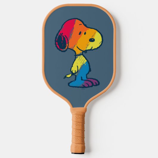 Rainbow Snoopy Pickleball Schläger (Rückseite)
