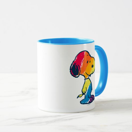 Rainbow Snoopy Tasse (VorderseiteRechts)