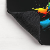 Rainbow Snowboard Slide Mousepad (Ecke)