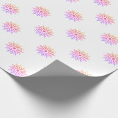 Rainbow Snowflake Geschenkpapier (Ecke)