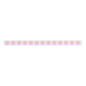 Rainbow Snowflake Grosgrain Ribbon Ripsband (Vorderseite)
