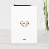 Rainbow Snowflake Holiday Card Karte (Rückseite)