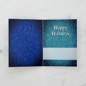 Rainbow Snowflake Holiday Card Karte (Innenseite)