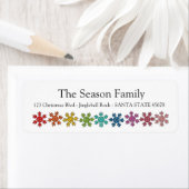 Rainbow Snowflakes - Urlaubsattel (Insitu)