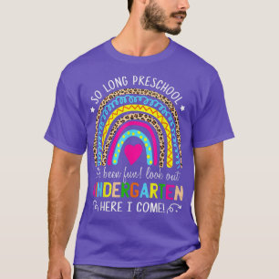 Rainbow So lange Vorschule schauen Kindergarten Er T-Shirt
