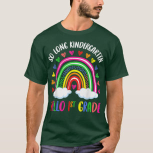 Rainbow So Long Kindergarten Hallo 1. Klasse Kinde T-Shirt