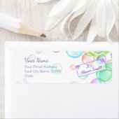 Rainbow Soap Bubbles Baby Dusche (Insitu)