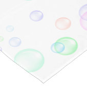 Rainbow Soap Bubbles Baby Dusche Kurzer Tischläufer (Ecke)