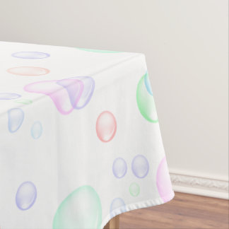 Rainbow Soap Bubbles Baby Dusche Tischdecke