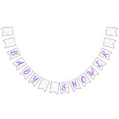 Rainbow Soap Bubbles Baby Dusche Wimpelkette (Alle)