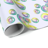 Rainbow Soap Bubbles Bubble Wand Sommerlicher Spaß Geschenkpapier (Rolleneckpunkt)