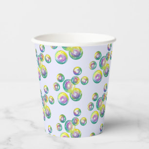 Rainbow Soap Bubbles Bubble Wand Sommerlicher Spaß Pappbecher
