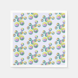 Rainbow Soap Bubbles Bubble Wand Sommerlicher Spaß Serviette