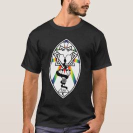 Rainbow SOB Lamen mit Star of Babalon Logo Back T-Shirt