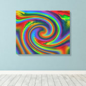 Rainbow Solar Glow Leinwanddruck (Insitu (Holzboden))