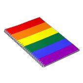 Rainbow Solid Strip Notebook Notizblock (Rechte Seite)