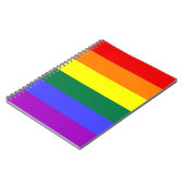 Rainbow Solid Strip Notebook Notizblock (Linke Seite)