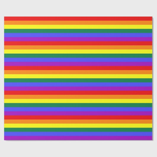 Rainbow Solid Wrapping Paper Geschenkpapier (Flach)
