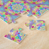 Rainbow Song Mandala Extrem herausfordernd Puzzle (Seite)