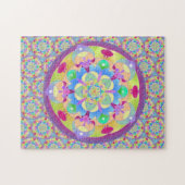 Rainbow Song Mandala Extrem herausfordernd Puzzle (Horizontal)