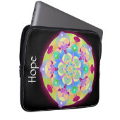 Rainbow Song Mandala Laptopschutzhülle (Vorne Rechts)