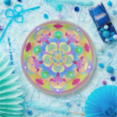 Rainbow Song Mandala Pappteller (Party)