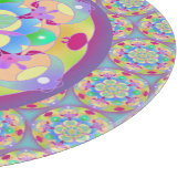 Rainbow Song Mandala Schneidebrett (Ecke)