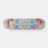 Rainbow Song Mandala  Skateboard (Horizontal)