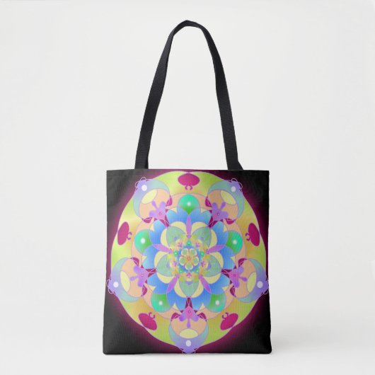 Rainbow Song Mandala Tasche (Vorderseite)