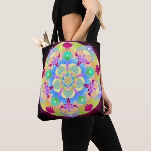 Rainbow Song Mandala Tasche (Von Nahem)