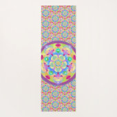 Rainbow Song Mandala Yogamatte (Rückseite)