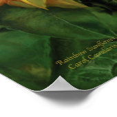 Rainbow Sonnenblumen Art Poster/Print Poster (Ecke)