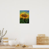 Rainbow Sonnenblumen Art Poster/Print Poster (Küche)