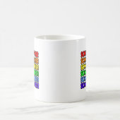 Rainbow Sonographer Kaffeetasse (Mittel)