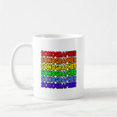 Rainbow Sonographer Kaffeetasse (Links)
