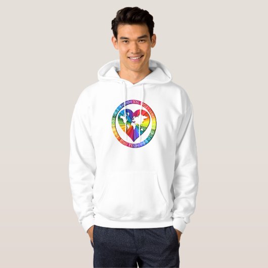 Rainbow Soul Circle Hoodie (Vorne ganz)