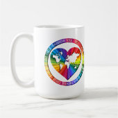 Rainbow Soul Circle Kaffeetasse (Links)