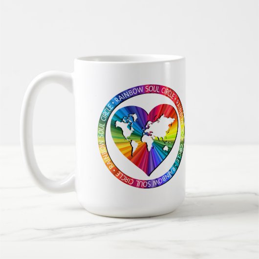 Rainbow Soul Circle Kaffeetasse (Links)