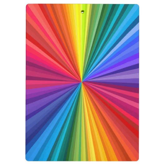 Rainbow Soul Circle Klemmbrett (Rückseite)