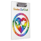 Rainbow Soul Circle Klemmbrett (Rechts)