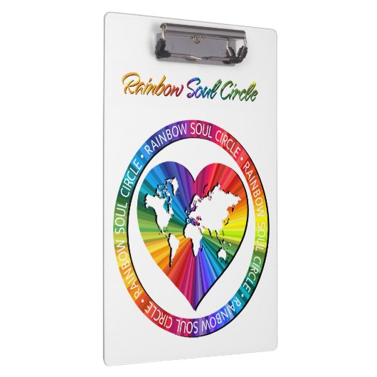 Rainbow Soul Circle Klemmbrett (Rechts)