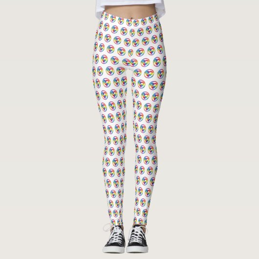 Rainbow Soul Circle Leggings (Vorderseite)