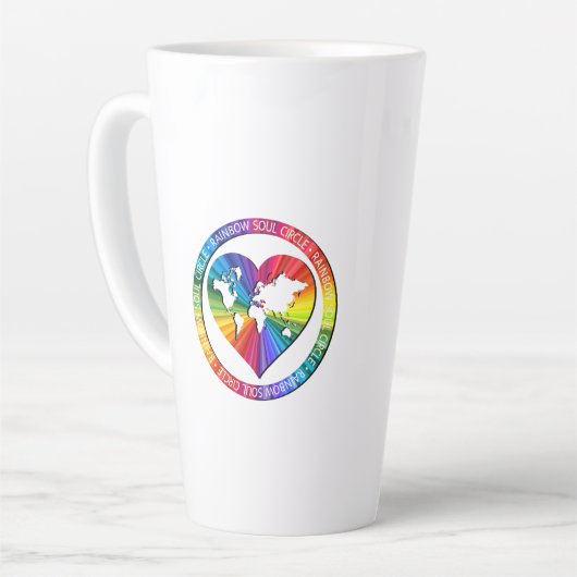 Rainbow Soul Circle Milchtasse (Linke Ecke)