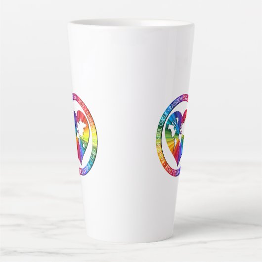Rainbow Soul Circle Milchtasse (Vorderseite)