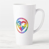 Rainbow Soul Circle Milchtasse (Rechts)