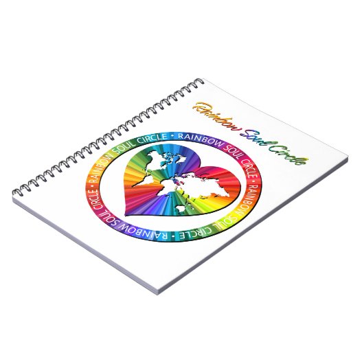 Rainbow Soul Circle Notizblock (Linke Seite)