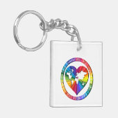 Rainbow Soul Circle Schlüsselanhänger (Vorderseite links)