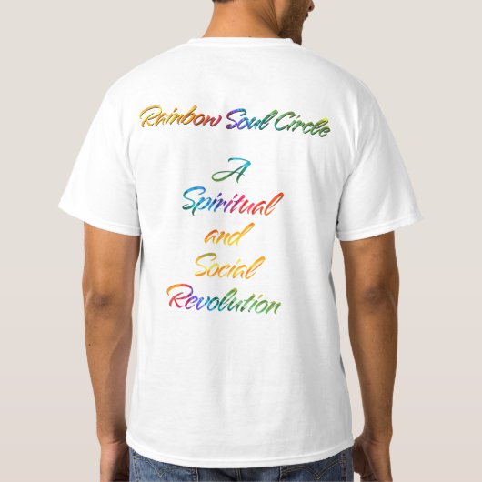 Rainbow Soul Circle T-Shirt (Rückseite)
