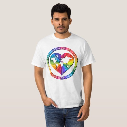Rainbow Soul Circle T-Shirt (Vorne ganz)
